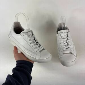 Sans Matin C20 Athletic Sneakers Women's 6 White Leather Low Top Classic Outdoor